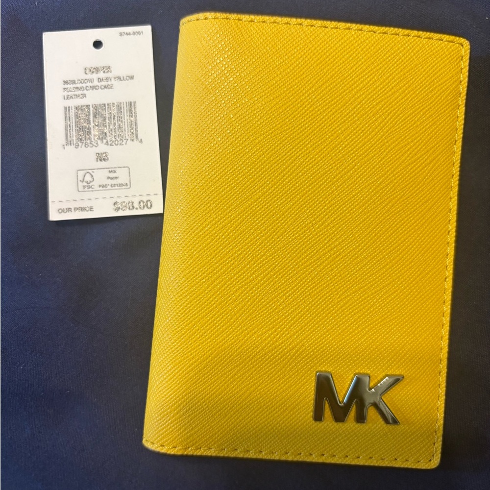 Michael Kors Yellow Card Holder
